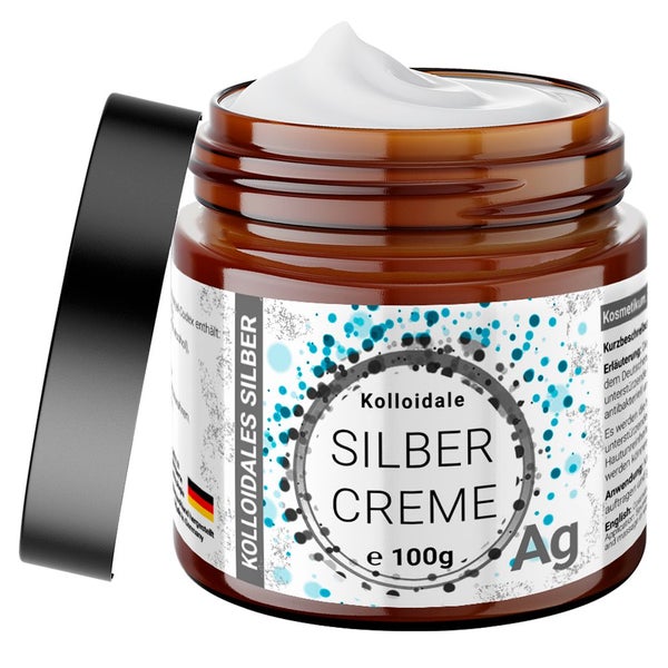 BMUT Kolloidale Silber Creme im Glastiegel Hocheffektiv 100 g