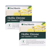 Produktabbildung: DocMorris Heiße Zitrone Doppelpack 2X20X8 g