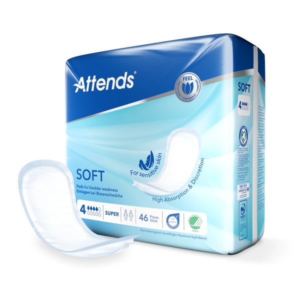 Attends Soft 4 Super Einlagen 46er Pack 46 St