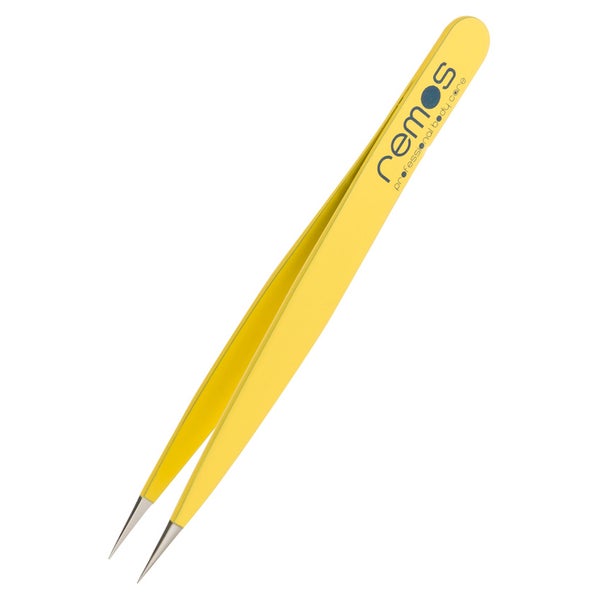 Splitterpinzette Edelstahl 9.5 cm gelb 1 St