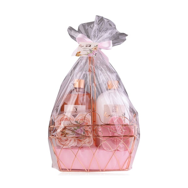 Accentra Geschenkset Blütenzauber Maracuja & Grapefruit im Drahtkorb 1096 ml