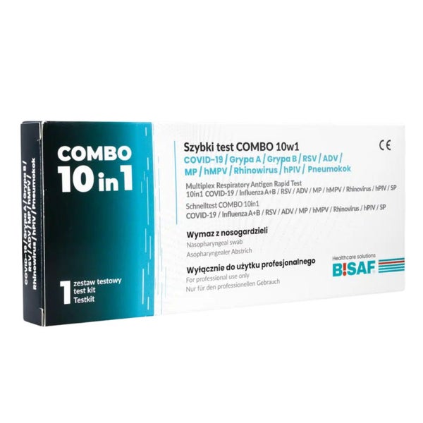 BISAF 10in1 Test - Covid-19, Influenza A+B, RSV, ADV, hMPV, RhV, hPIV, MP, SP 1 St