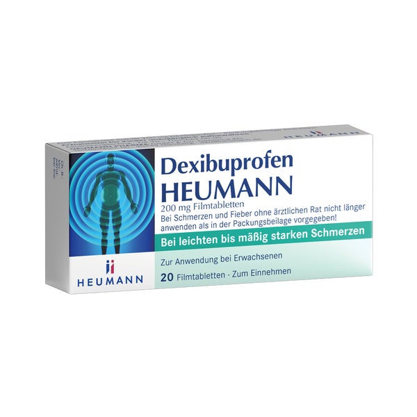 Dexibuprofen Heumann 200 mg 20 St