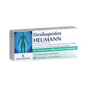 Produktabbildung: Dexibuprofen Heumann 200 mg 20 St