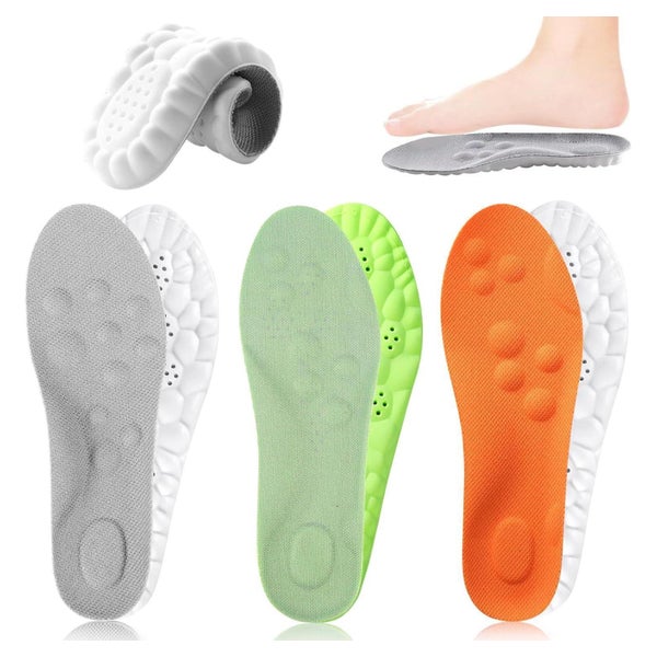 Orthopädische Einlegesohlen Memory Foam für Schuhe 3 Paar 41 1 St