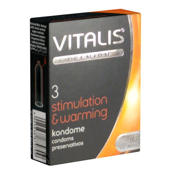 Stimulation & Warming Kondome 3er – mit Wärmeeffekt (3 Kondome) 3 St
