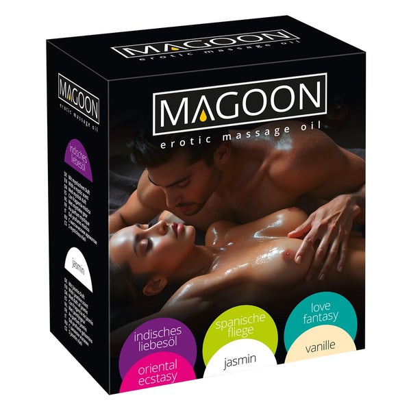 Magoon - Erotisches Massageöl 6*50 ml Mix 300 ml