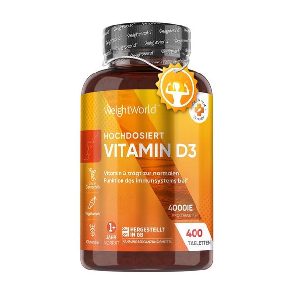 WeightWorld Vitamin D3 4000 IE 400 St