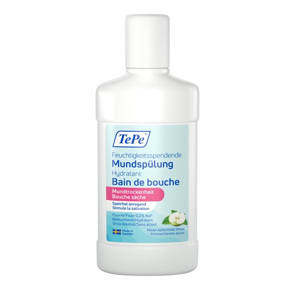 Tepe Feuchtigkeitsspendende Mundspülung Apfel/Minze 500 ml