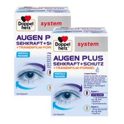 Doppelherz® system AUGEN PLUS Sehkraft+Schutz+Tränenfilm-Formel Doppelpack 2X120 St