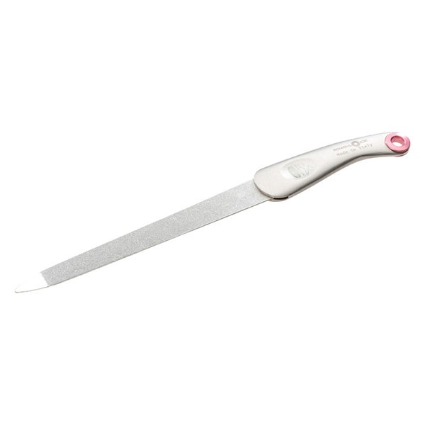 Saphirnagelfeile rostfrei rosa 13.5 cm 1 St