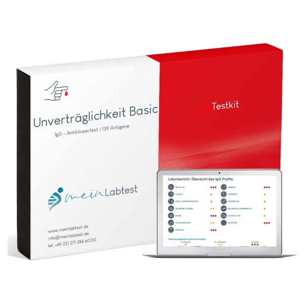 Meinlabtest Lebensmittelunverträglichkeit-Test Basic 1 St