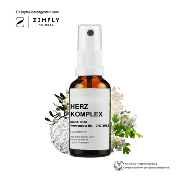 Zimply Natural HERZ KOMPLEX - Pflanzbasierte Rezeptur 30 ml