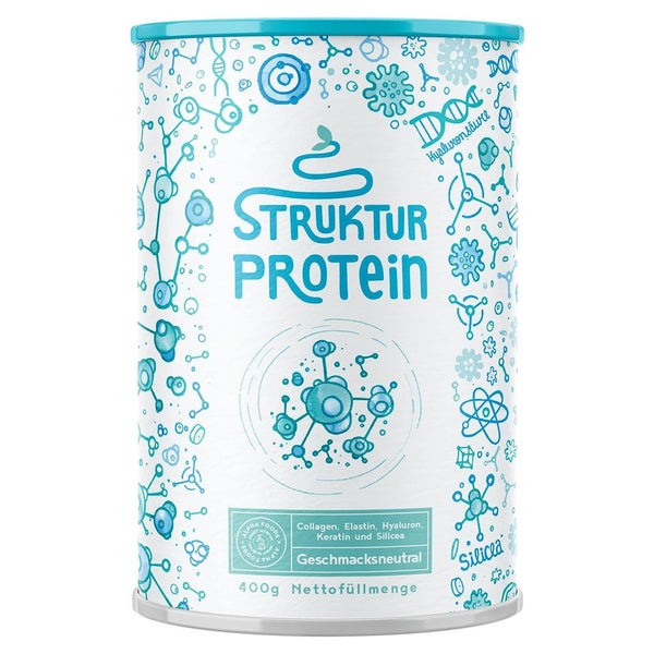 Strukturprotein - Collagen mit Marine Elastin, Hyaluronsäure, Keratin und Silicea 400 g