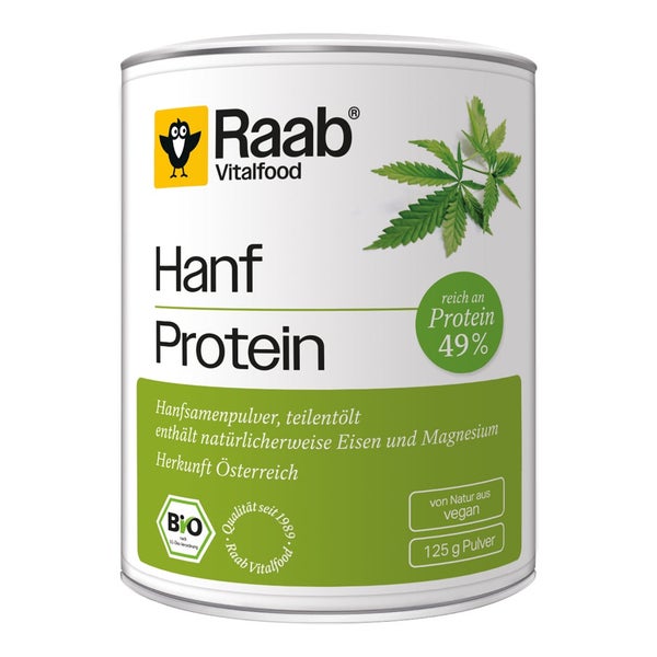 Naturland Bio Hanfprotein Pulver 125 g