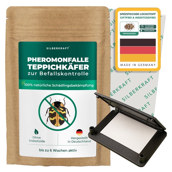 Silberkraft Pheromonfalle Teppichkäfer 1 Stück 1 St