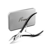FVION Profi Nagelzange für Fußnägel - Gerade Klinge, Eckenzange für