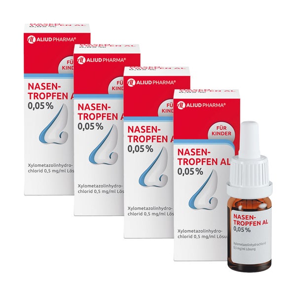 Nasentropfen AL für Kinder 0,05% 4x10ml 10 ml