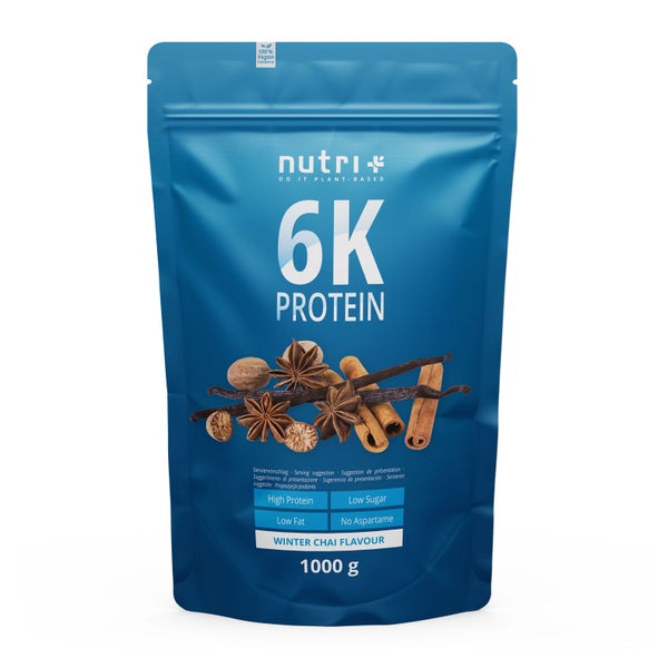 nutri+ 6K Veganes Protein Pulver - Winter Chai 1000 g