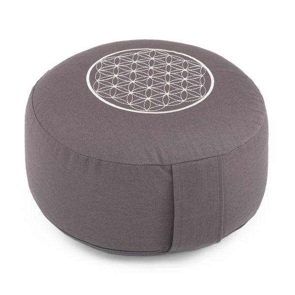 bodhi Meditationskissen Rondo ECO, Blume des Lebens, KAPOK 1 St