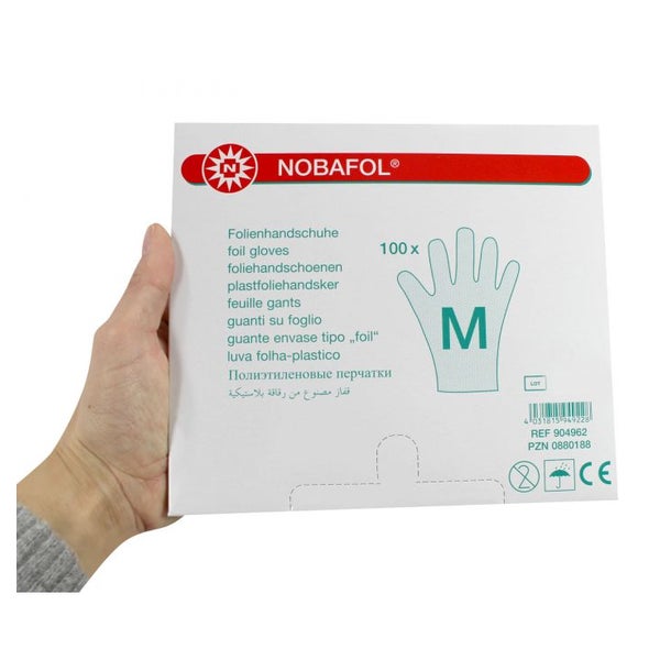 Noba Nobafol PE-Folienhandschuhe Gr. M 20x100 St