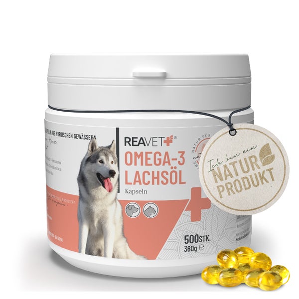 Omega-3 Lachsöl Kapseln 500 St 360 g