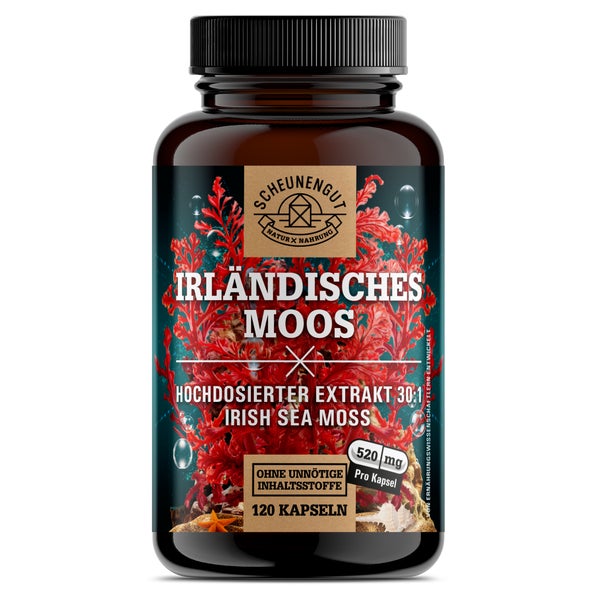 Scheunengut® Irländisches Moos - Sea Moss 30:1 Extrakt 120 St
