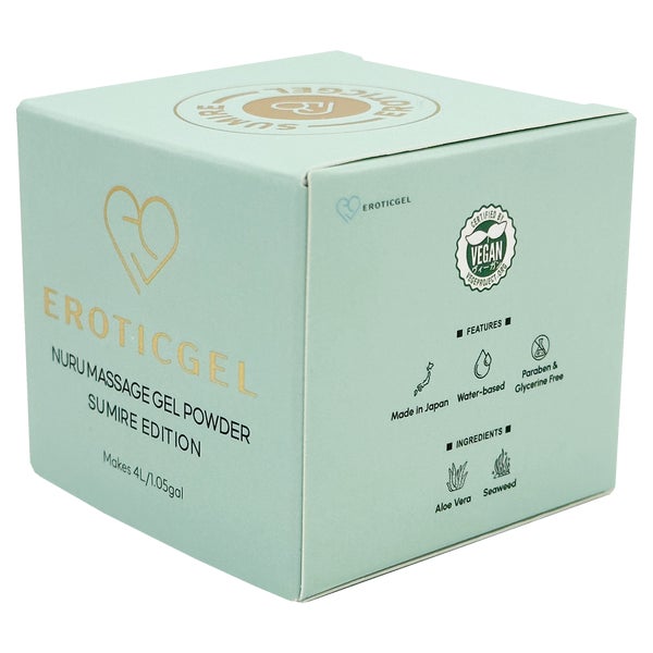 «Nuru Massage Gel Powder - SUMIRE Edition»  Vegan, bis zu 4L (0.04 kg) 40 g