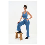 JAZZ SPORT-SET DAMEN - TANKTOP MIT BREITEN TRAGERN UND BEQUEME HOSE ONAMASTE 1 St