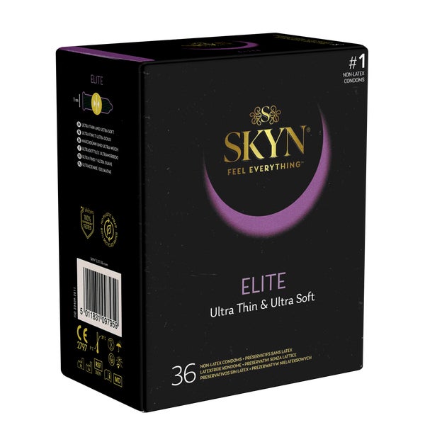«Elite» superdünne latexfreie Kondome aus Sensoprène™ (36 Kondome) 36 St
