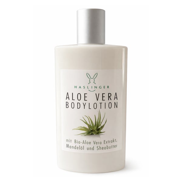 Haslinger Aloe Vera Bodylotion mit Bio-Aloe Vera Extrakt Sheabutter & Mandelöl 200 ml
