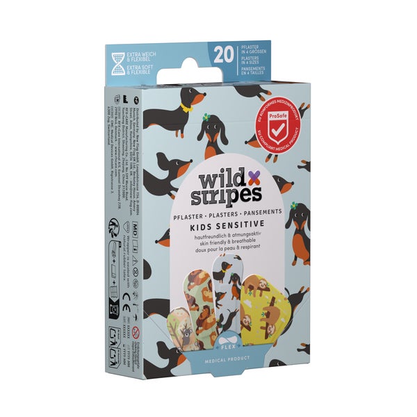 Wild Stripes Kids Sensitiv Animal Fun 20 St