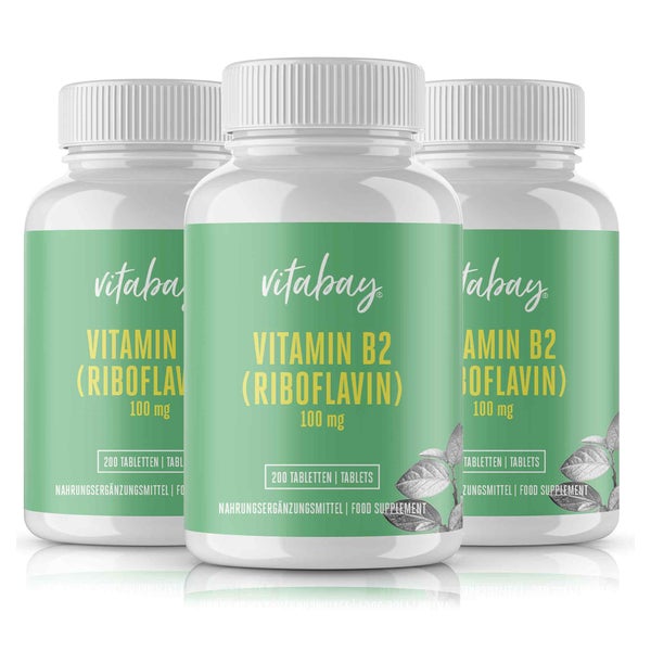 Vitabay Vitamin B2 Riboflavin 100 mg 600 St