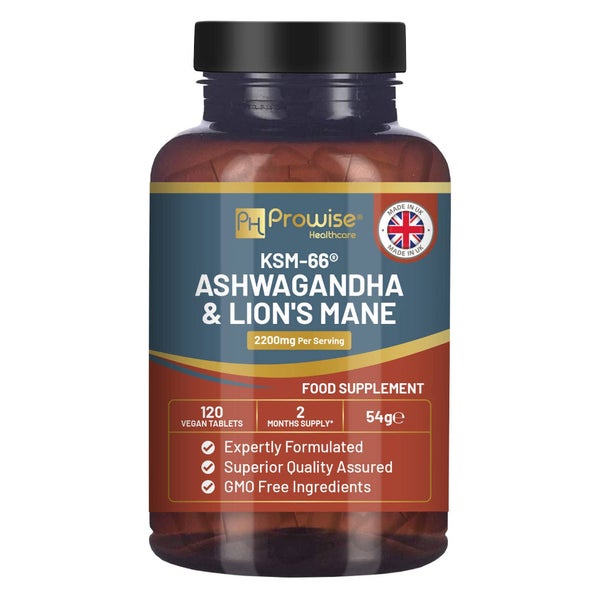 Prowise Healthcare KSM-66® Ashwagandha & Löwenmähne 120 St