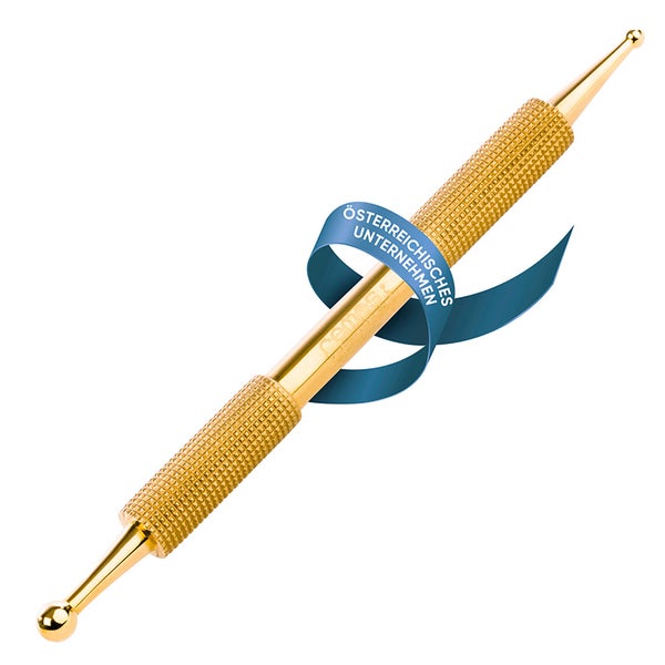 Akupressurstift 10cm vergoldet Ø2.5/4.5 mm Edelstahl 1 St