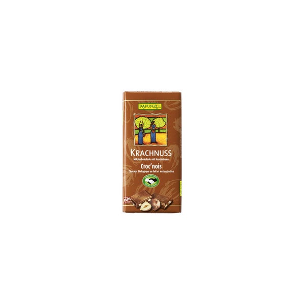 Rapunzel - Krachnuss Vollmilch Schokolade Haselnuss HIH 100 g