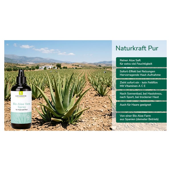 aloe vera werbung ALODERMA Pure Aloe Vera Gel main image 1