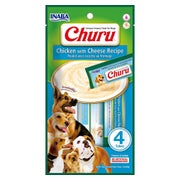 INABA Churu Chicken with cheese 4x14g Huhn mit Käse für Ihren Hund 0,056 kg