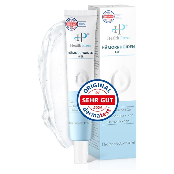 Health Press® Hämorrhoiden Salbe – 50 ml Hämorrhoiden Gel 50 ml
