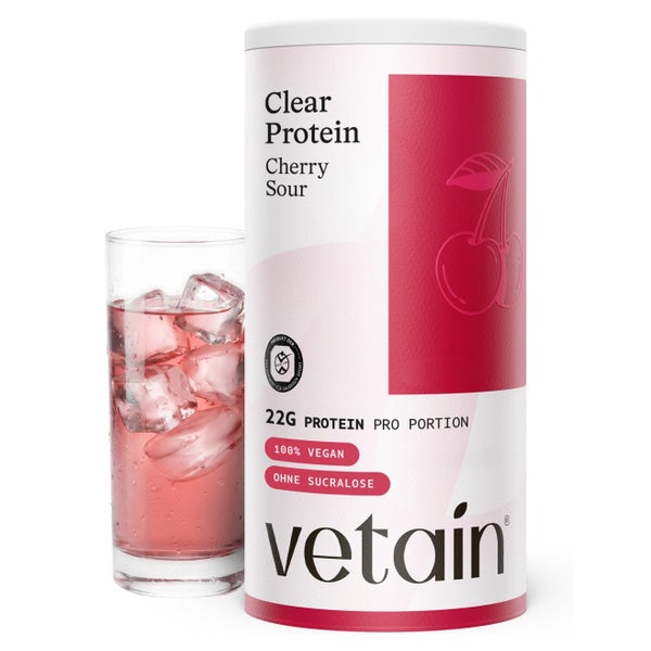 VETAIN Clear Protein Vegan - Cherry Sour - 22g Protein 480 g