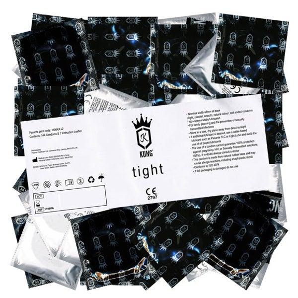 «Tight» Very Slim Fit - 144 Stück, sehr enge Kondome, 45 mm (144 Kondome) 144 St