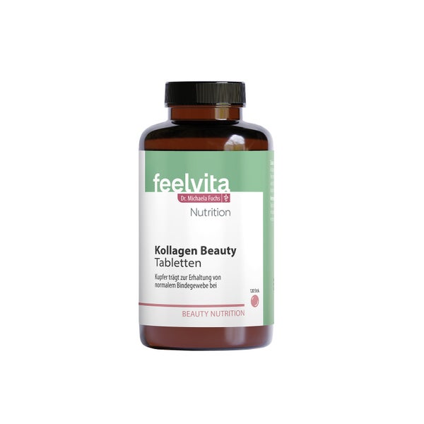 Feelvita Nutrition Kollagen Beauty Tabletten 2-Monatsvorrat (120 Tabletten) 120 St