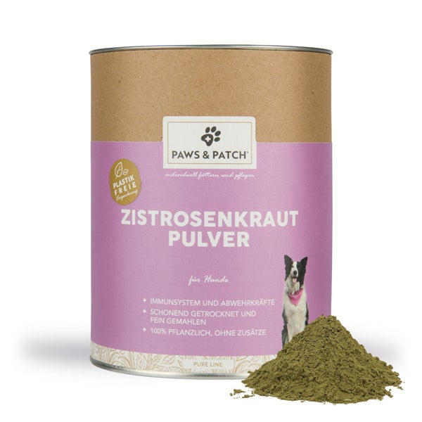 PAWS&PATCH ZISTROSENKRAUT Pulver für Hunde 250 g