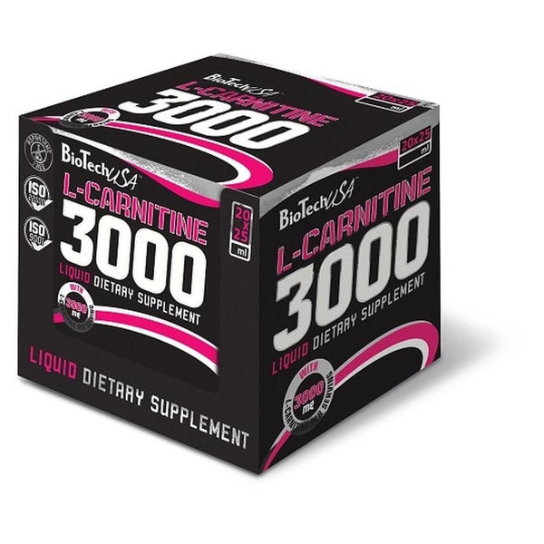 BioTechUSA L-Carnitine Liquid 3000mg 20xOrange 25 ml
