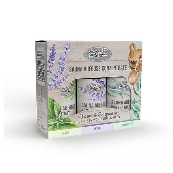 Original Hagners Sauna Aufguss Konzentrate Set 3X50 ml
