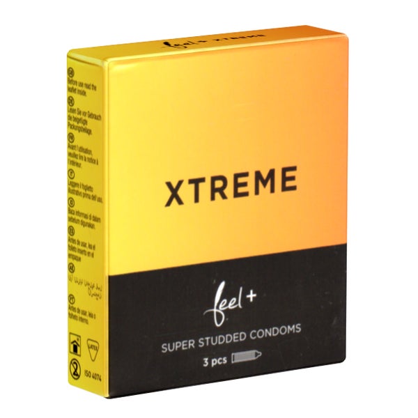 «Xtreme» Kondome – 3er Pack, Supernoppen-Struktur, 53 mm (3 Kondome) 3 St