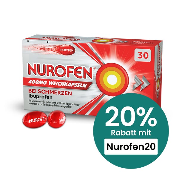 NUROFEN 400mg Ibuprofen Weichkapseln 30 St