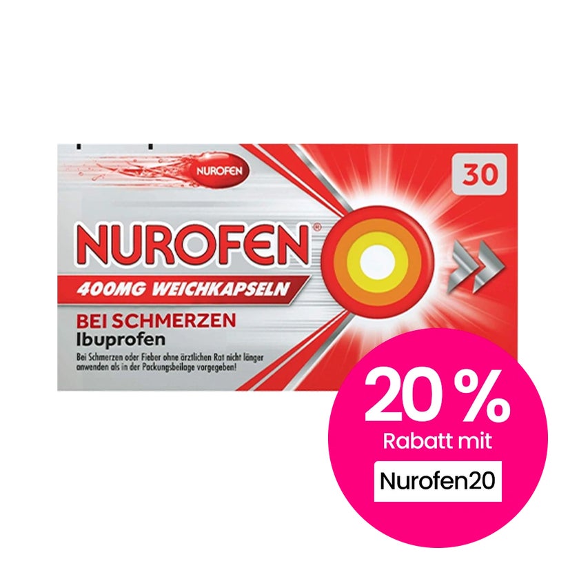 NUROFEN 400mg Ibuprofen Weichkapseln 30 St