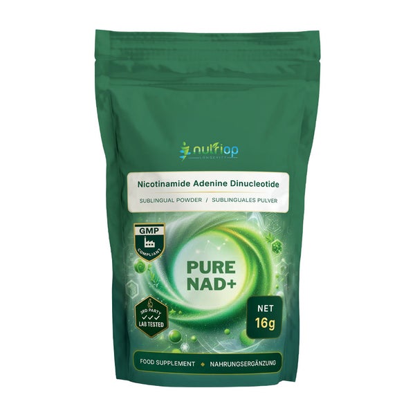 Nutriop® Pure NAD+ Sublingual-Pulver – Reines NAD+ 16 g
