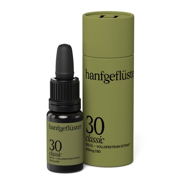 HANFGEFLÜSTER Vollspektrum CBD Öl 30% 10 ml